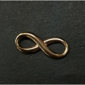 Tiffany & Co. Rubedo Metal Gold Infinity Charm for Pendants / Necklace